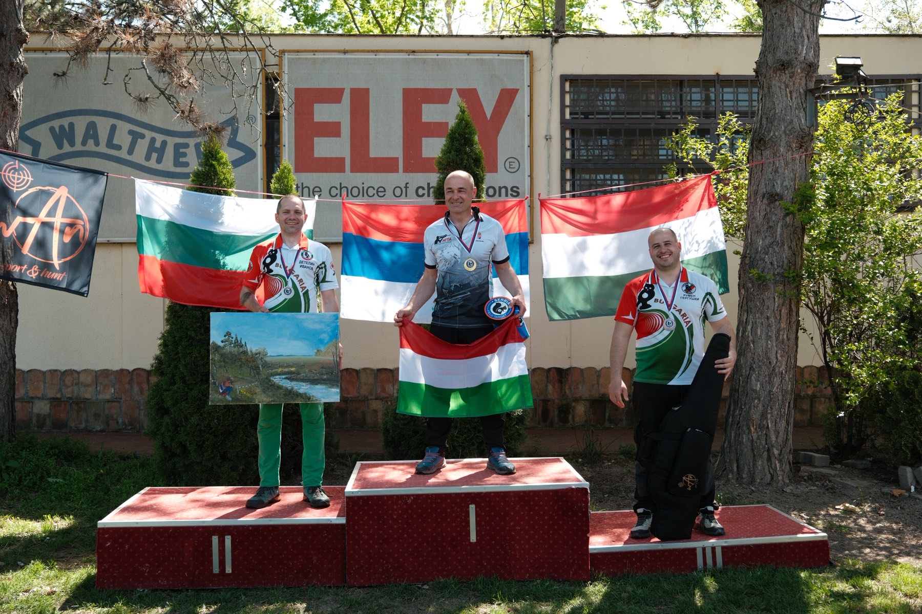 Serbia Open 2026 - Top 3 muška kategorija sa zastavama nacija